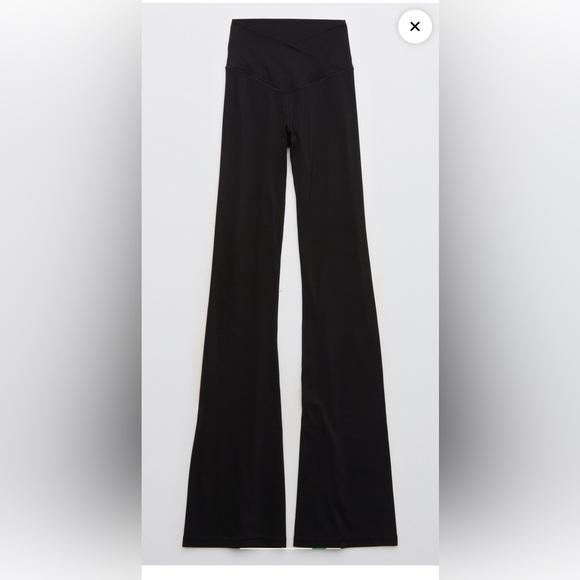 SET OF 2 Offline By Aerie Real Me High Waisted Crossover Flare Legging Med Short - Picture 11 of 12